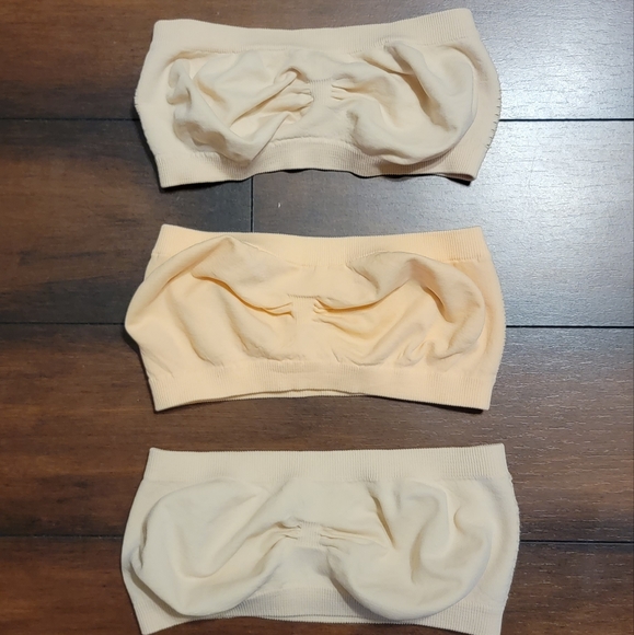 Set of Three Strapless Bras/Bandeaus - Picture 2 of 3